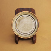 Plaque Side Plate - Brown